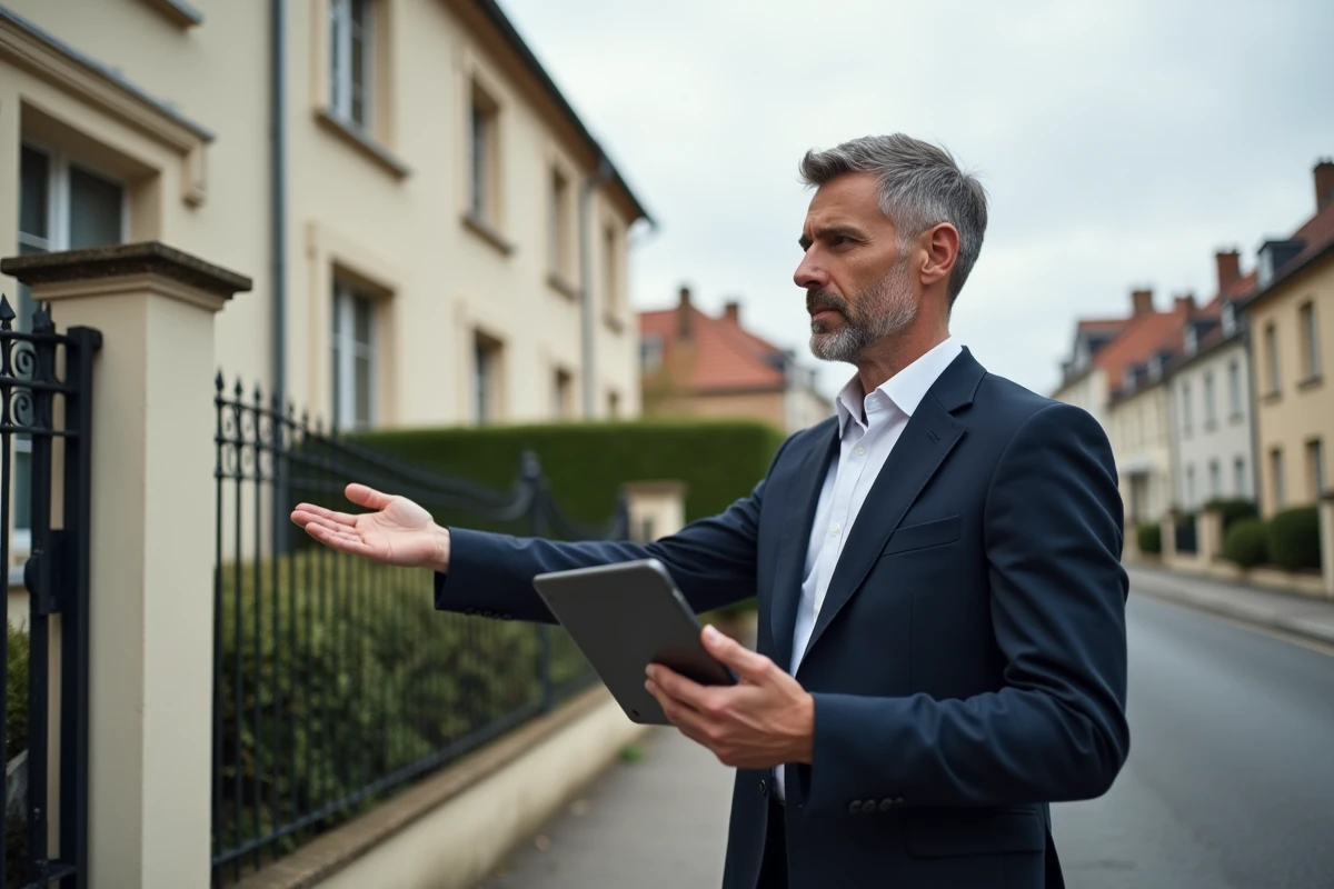 Agent immobilier présentant une propriété éligible au PTZ pour optimiser la revente